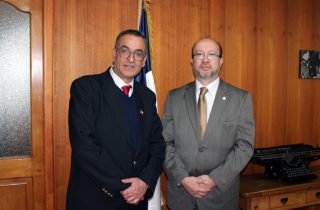 Gobernador Andrés Llorente recibió al Comisario Jefe de la PDI de Peñaflor